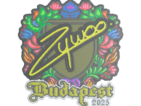 Sticker | ZywOo (Embroidered) | Budapest 2025