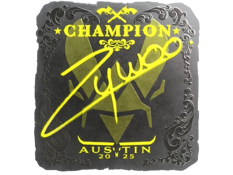 Sticker | ZywOo (Foil, Champion) | Austin 2025