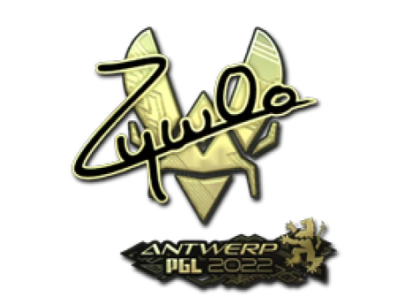 Sticker | ZywOo (Gold) | Antwerp 2022