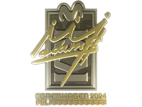 Sticker | adamS (Gold) | Copenhagen 2024