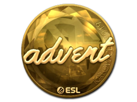 Sticker | advent (Gold) | Katowice 2019