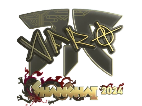 Sticker | afro (Gold) | Shanghai 2024