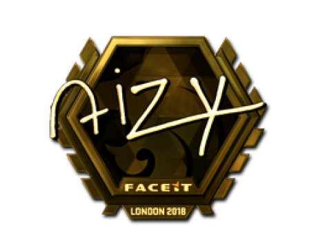Sticker | aizy (Gold) | London 2018