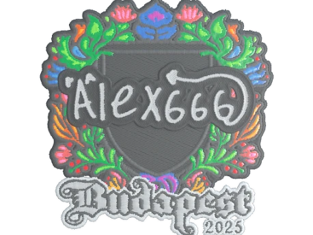 Sticker | alex666 (Embroidered) | Budapest 2025