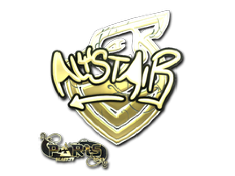 Sticker | aliStair (Gold) | Paris 2023