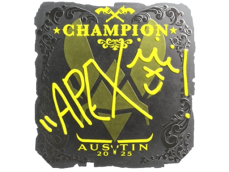Sticker | apEX (Foil, Champion) | Austin 2025