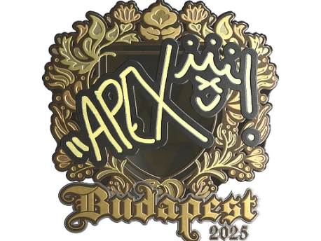 Sticker | apEX (Gold) | Budapest 2025