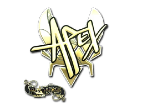 Sticker | apEX (Gold) | Paris 2023