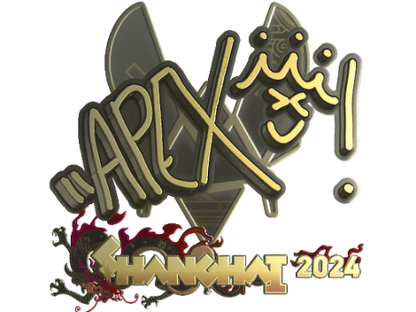 Sticker | apEX (Gold) | Shanghai 2024