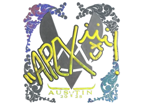 Наклейка | apEX | Остин-2025 КС ГО | Купить, Продать на Market CS:GO