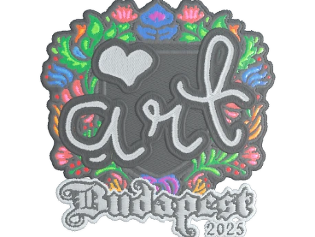 Sticker | arT (Embroidered) | Budapest 2025