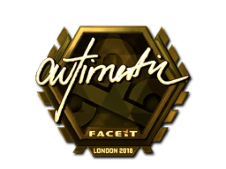 Sticker | autimatic (Gold) | London 2018