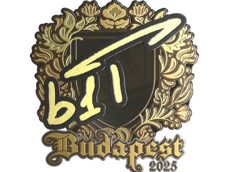 Sticker | b1t (Gold) | Budapest 2025