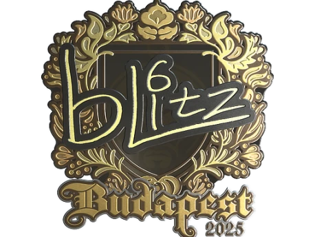 Sticker | bLitz (Gold) | Budapest 2025