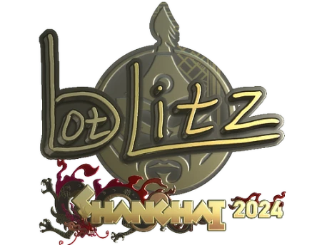 Sticker | bLitz (Gold) | Shanghai 2024