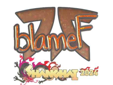 Sticker | blameF (Glitter) | Shanghai 2024