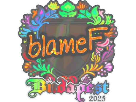 Sticker | blameF (Holo) | Budapest 2025