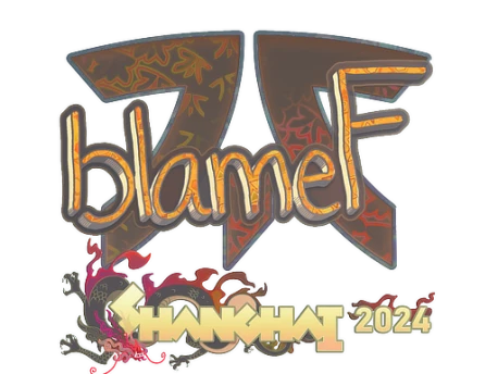 Sticker | blameF (Holo) | Shanghai 2024