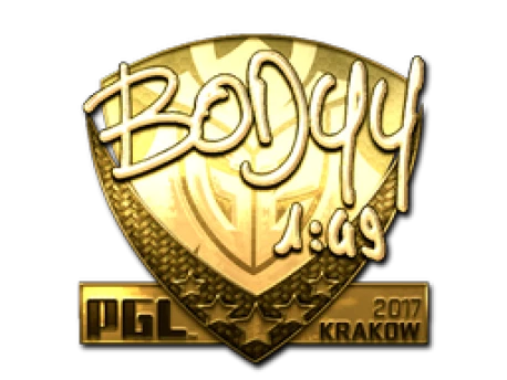 Sticker | bodyy (Gold) | Krakow 2017
