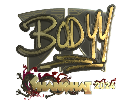 Sticker | bodyy (Gold) | Shanghai 2024