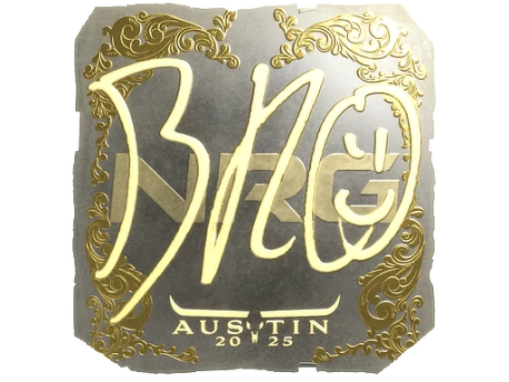 Sticker | br0 (Gold) | Austin 2025