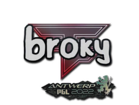 Наклейка | broky | Antwerp 2022