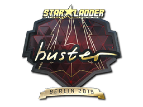Sticker | buster (Gold) | Berlin 2019