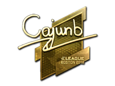 Sticker | cajunb (Gold) | Boston 2018