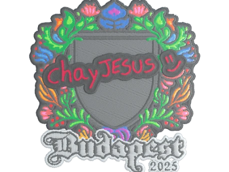 Sticker | chayJESUS (Embroidered) | Budapest 2025