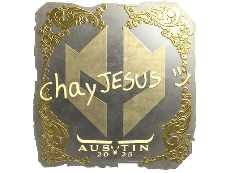 Sticker | chayJESUS (Gold) | Austin 2025