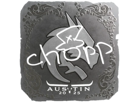 Sticker | chopper (Foil) | Austin 2025