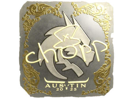 Sticker | chopper (Gold) | Austin 2025