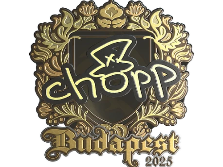 Sticker | chopper (Gold) | Budapest 2025