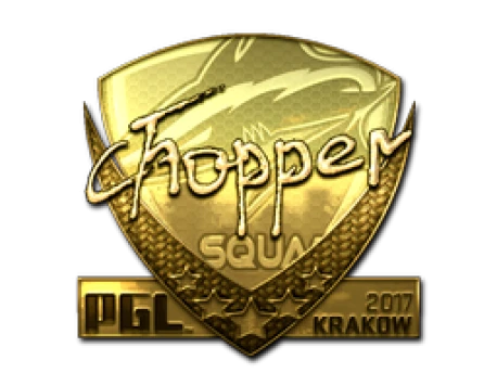 Sticker | chopper (Gold) | Krakow 2017