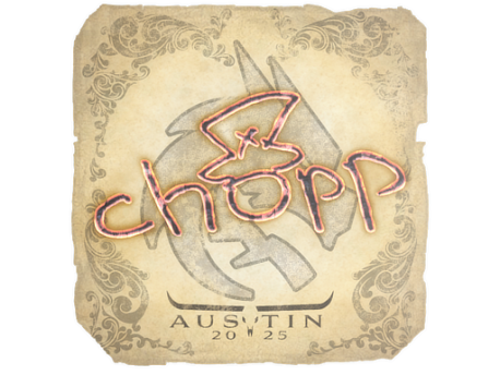 Sticker | chopper | Austin 2025
