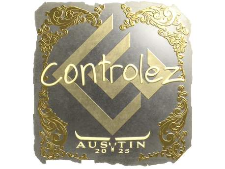 Sticker | controlez (Gold) | Austin 2025
