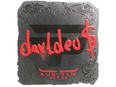 Sticker | dav1deuS (Foil) | Austin 2025