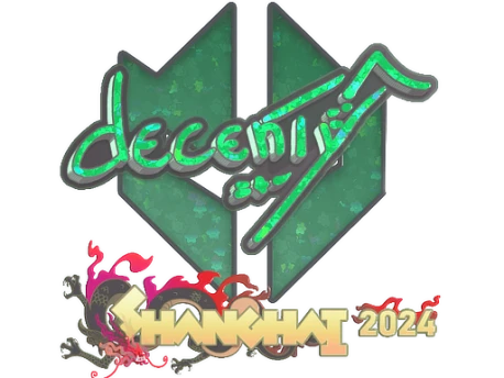 Sticker | decenty (Glitter) | Shanghai 2024