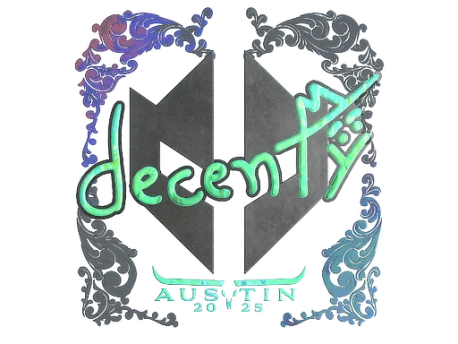 Sticker | decenty (Holo) | Austin 2025