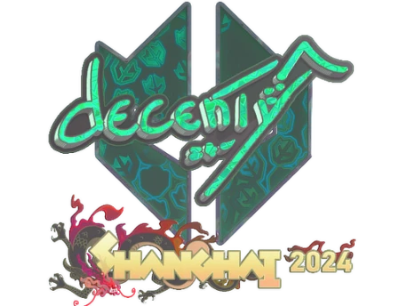 Sticker | decenty (Holo) | Shanghai 2024