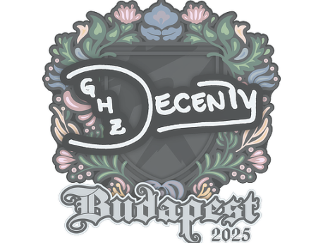 Sticker | decenty | Budapest 2025