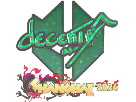 Sticker | decenty (Glitter) | Shanghai 2024