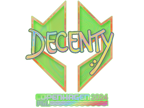 Sticker | decenty (Holo) | Copenhagen 2024