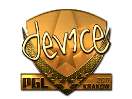 Sticker | device (Gold) | Krakow 2017