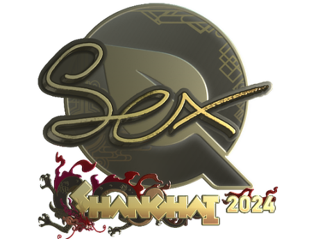 Sticker | dexter (Gold) | Shanghai 2024
