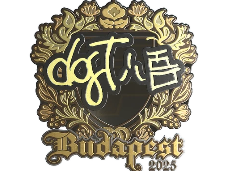 Sticker | dgt (Gold) | Budapest 2025