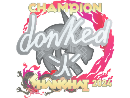 Sticker | donk (Champion) | Shanghai 2024