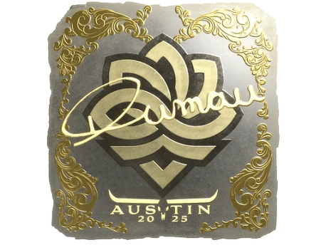 Sticker | dumau (Gold) | Austin 2025