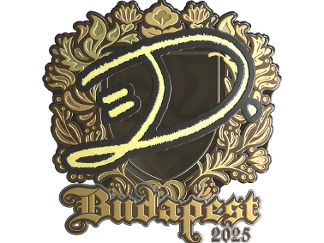 Sticker | dumau (Gold) | Budapest 2025