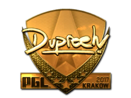 Sticker | dupreeh (Gold) | Krakow 2017